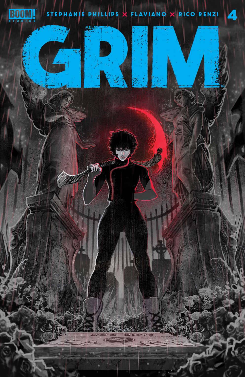 BOOM! STUDIOS COMIC BOOK VF/NM GRIM #4 2ND PTG FLAVIANO