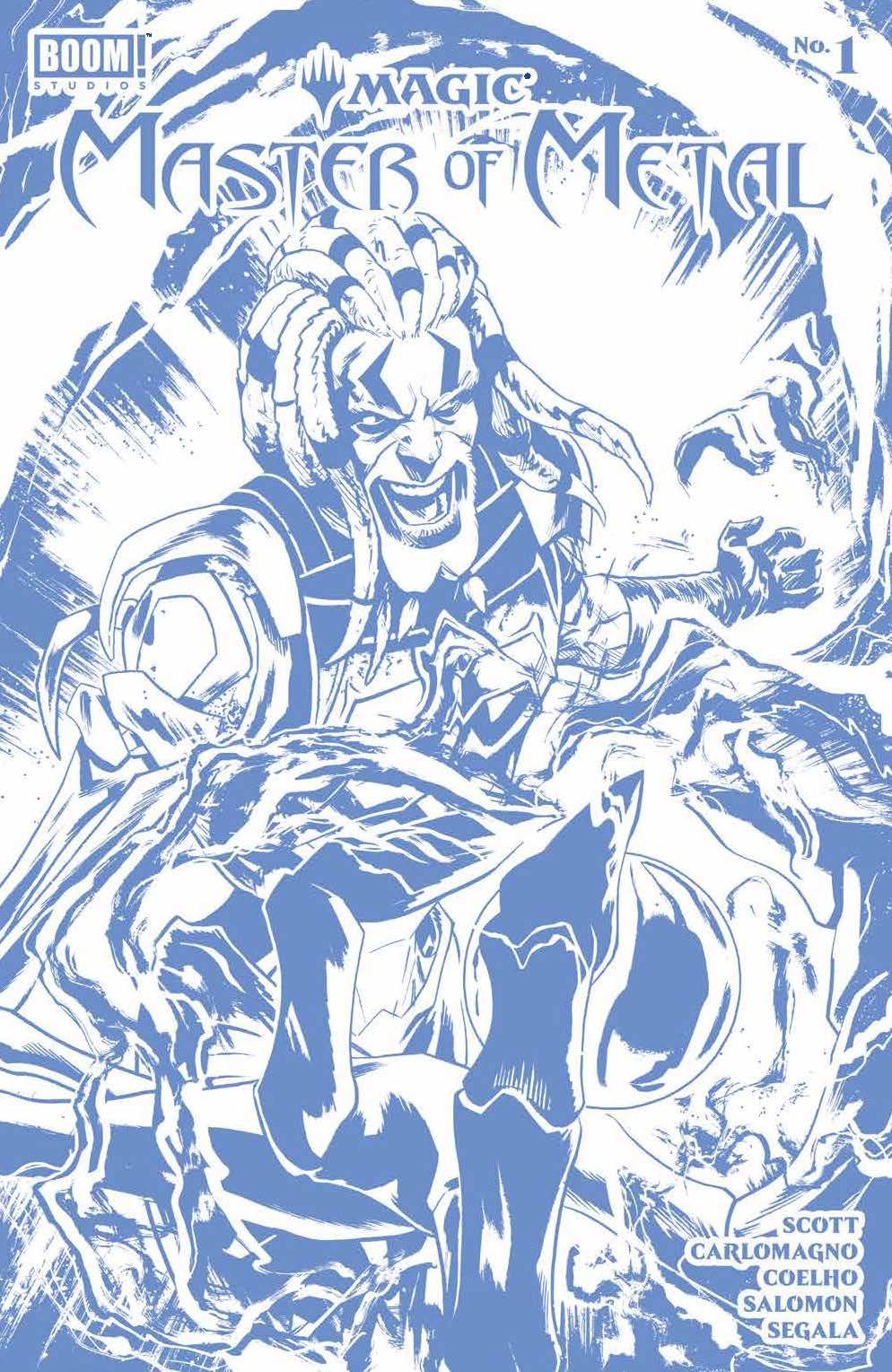 BOOM! STUDIOS COMIC BOOK VF/NM MAGIC MASTER OF METAL #1 CVR C FOIL VAR GORHAM