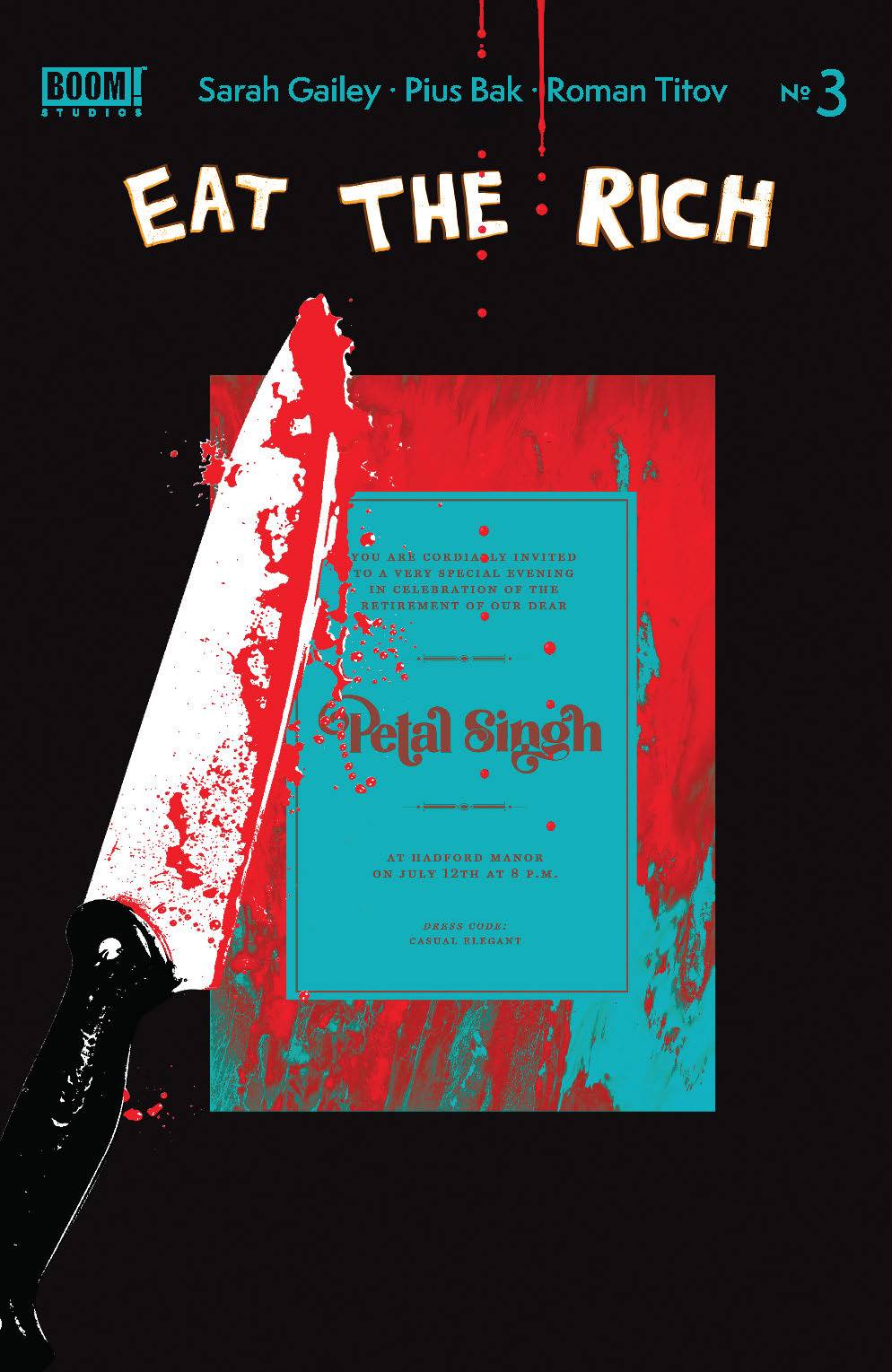 BOOM! STUDIOS COMIC BOOKS EAT THE RICH #3 (OF 5) CVR B CAREY (MR)