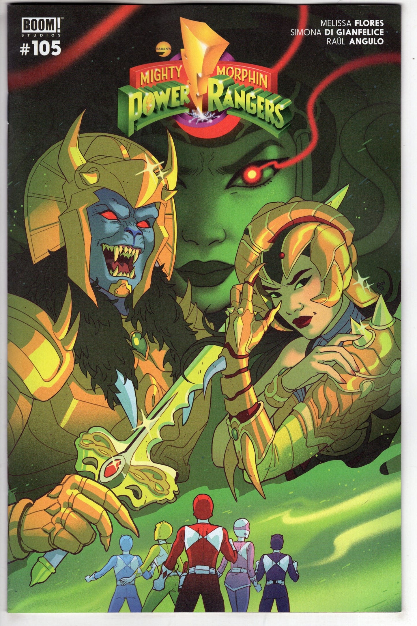 BOOM! STUDIOS COMIC BOOKS Mighty Morphin Power Rangers #105 Cover B Ganucheau
