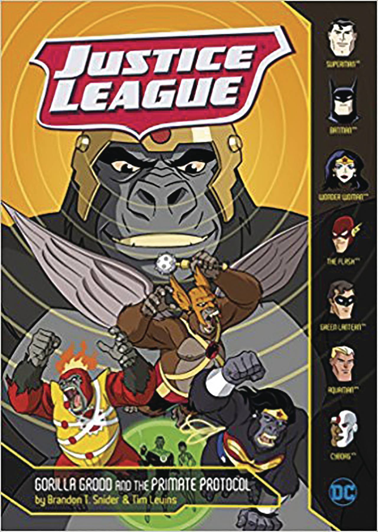 CAPSTONE PRESS TRADE JUSTICE LEAGUE YR TP GORILLA GRODD & PRIMATE PROTOCOL