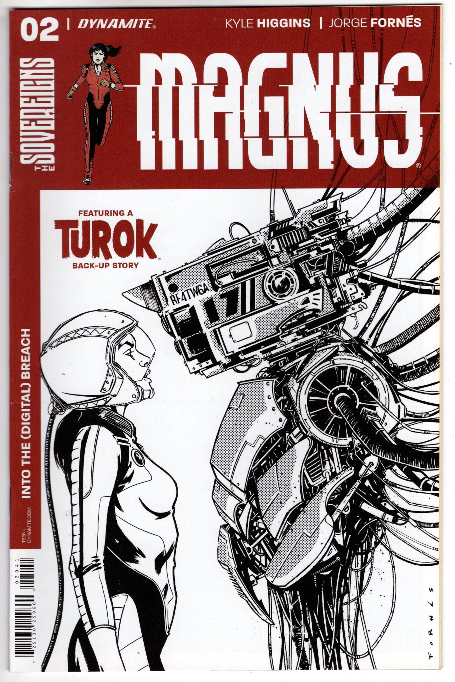 D. E. MAGNUS #2 CVR D 20 COPY FORNES B&W VARIANT