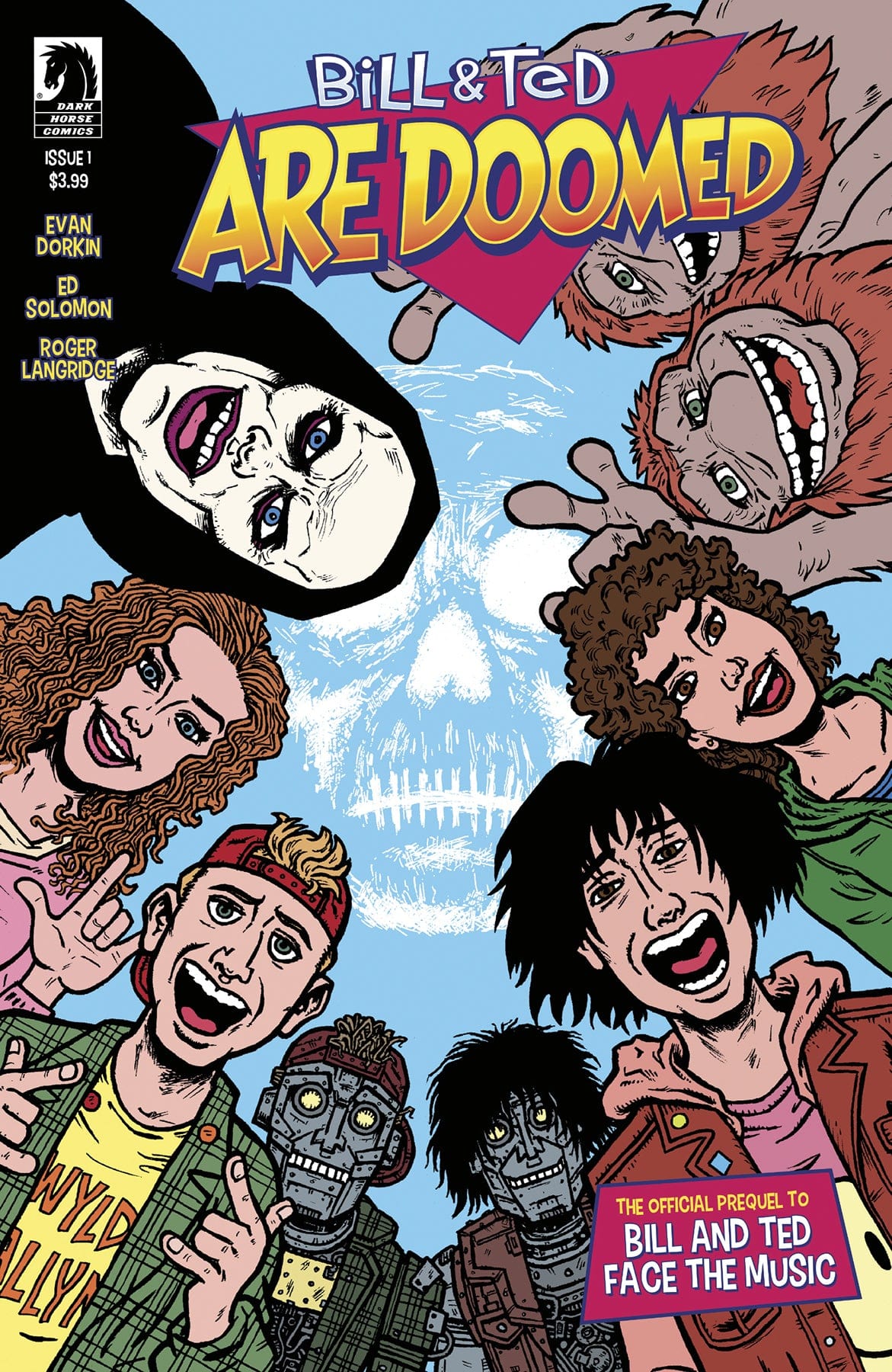 DARK HORSE COMICS COMIC BOOK BILL & TED ARE DOOMED #1 (OF 4) CVR A DORKIN FINE