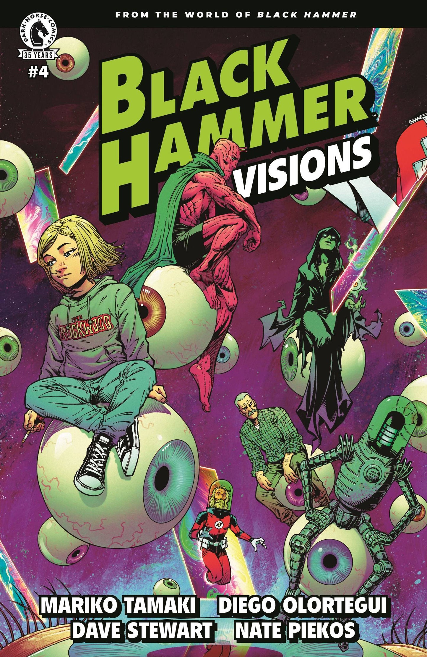 DARK HORSE COMICS COMIC BOOK BLACK HAMMER VISIONS #4 (OF 8) CVR A OLORTEGUI