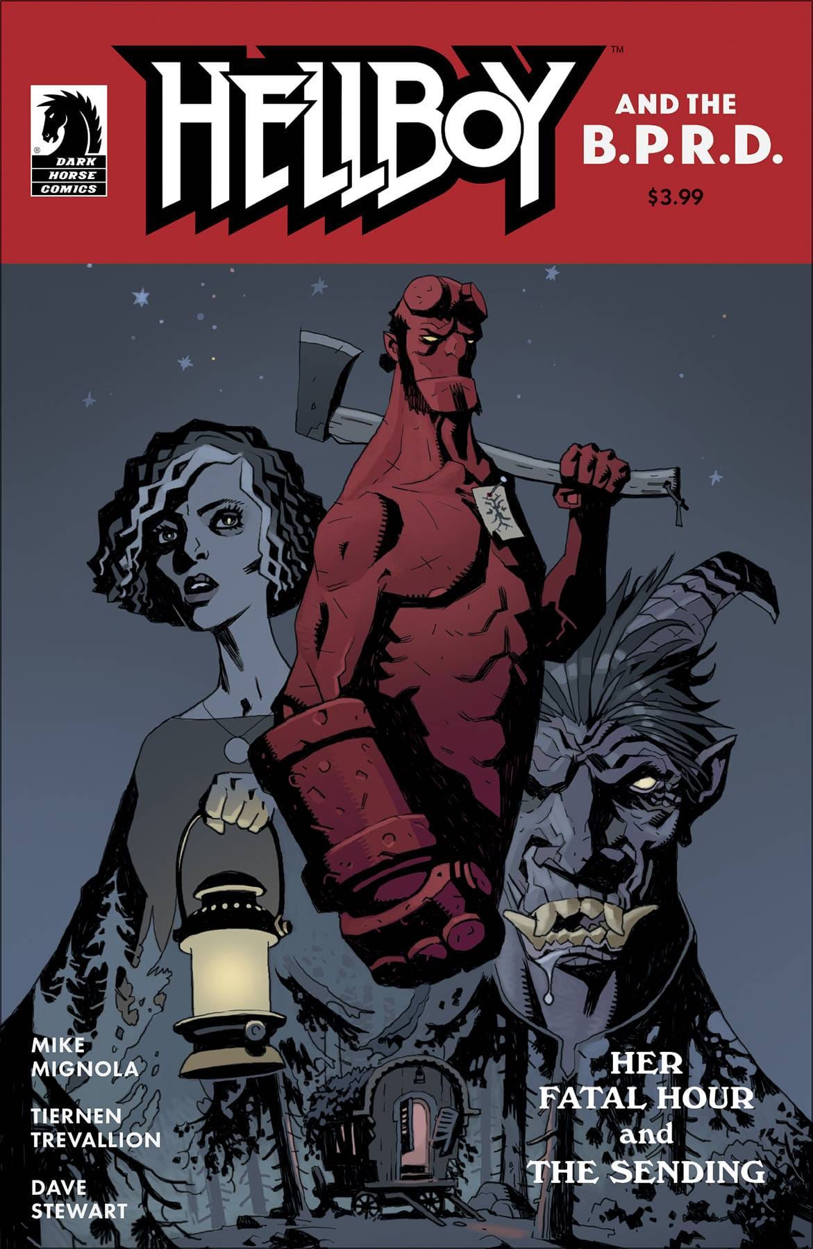DARK HORSE COMICS COMIC BOOK HELLBOY & BPRD HER FATAL HOUR CVR A TREVALLION (RES)