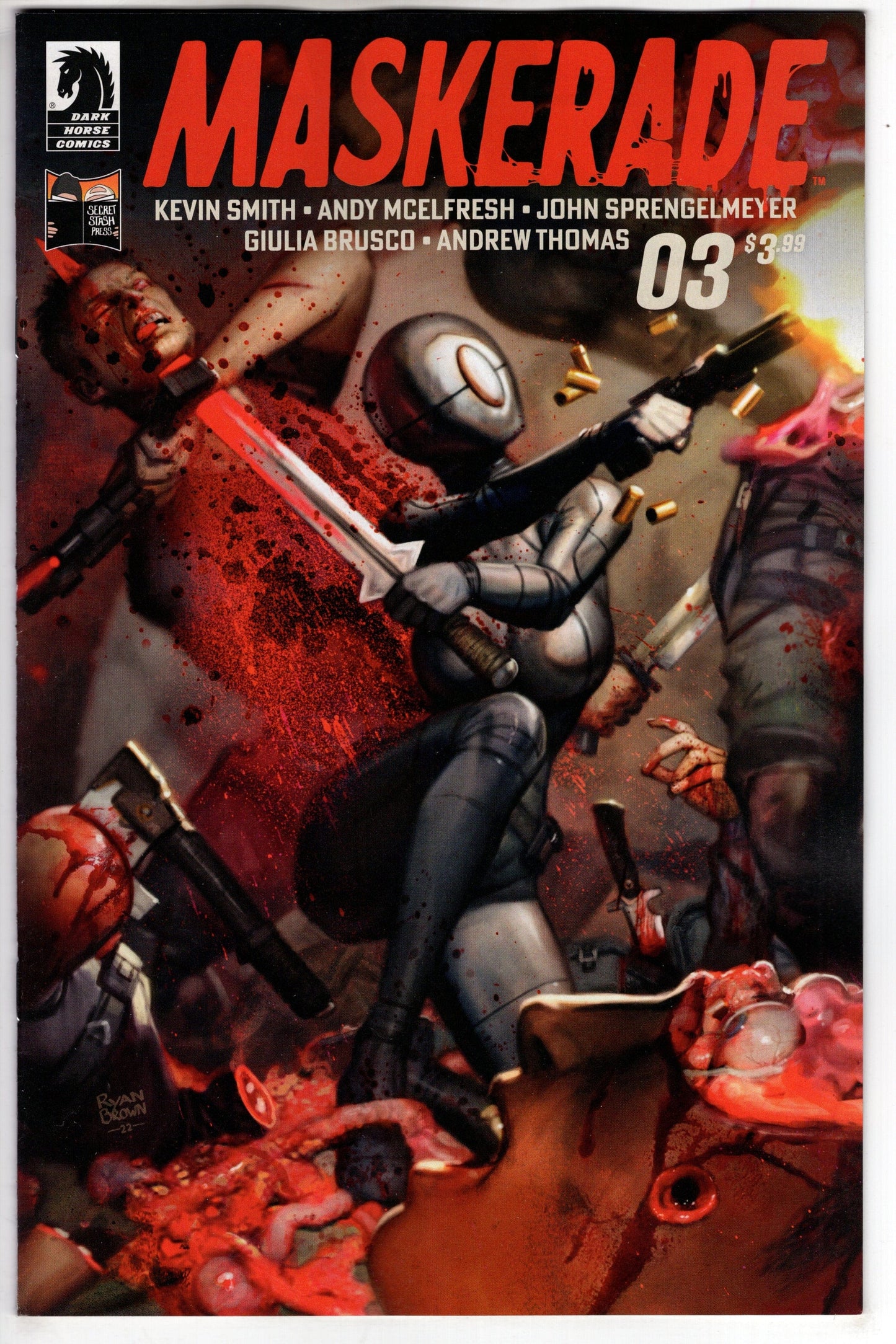 DARK HORSE COMICS COMIC BOOK Maskerade #3 (Of 4) Cover B Brown
