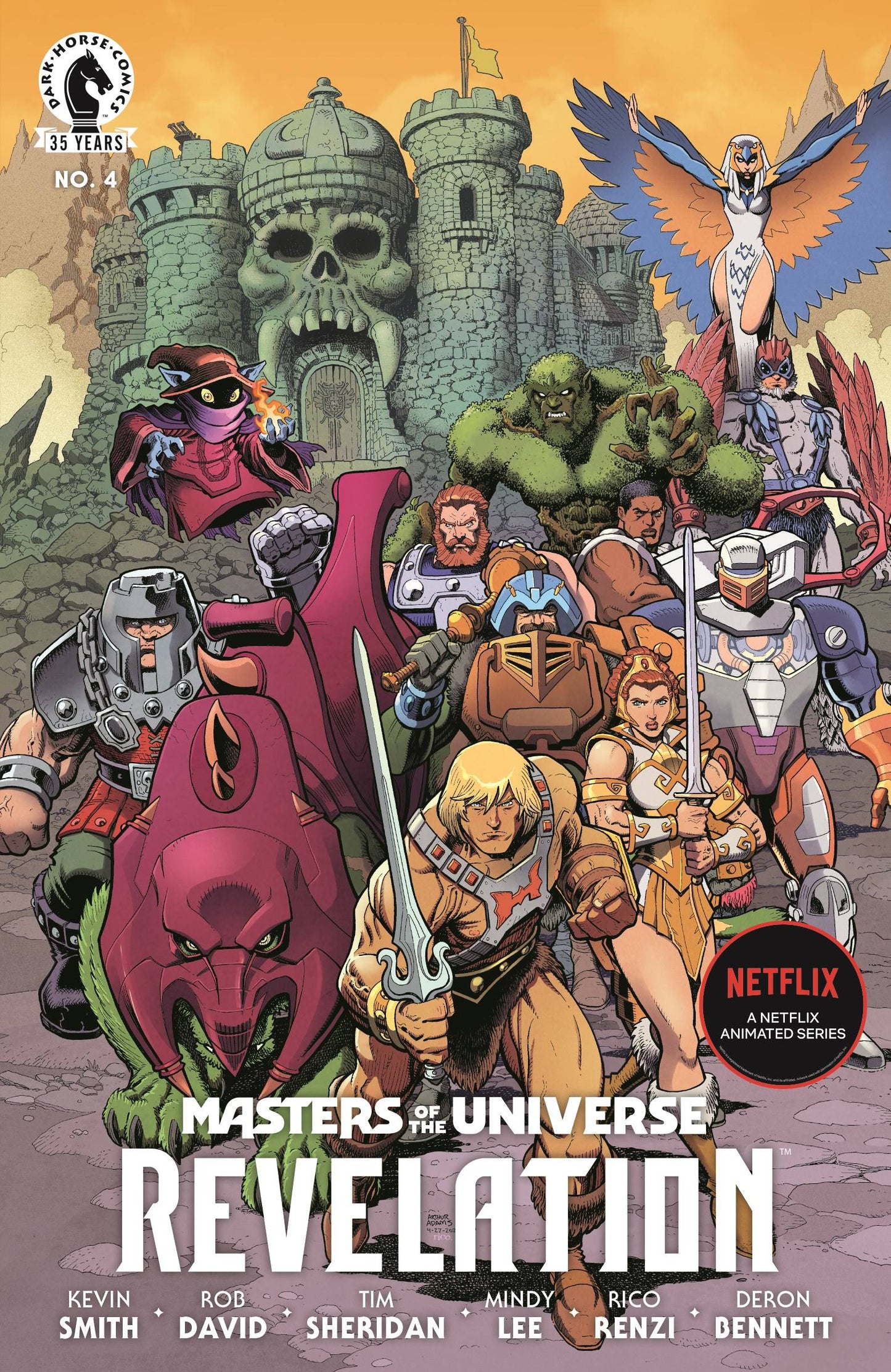 DARK HORSE COMICS COMIC BOOK MASTERS OF THE UNIVERSE REVELATION #4 (OF 4) CVR B ADAMS