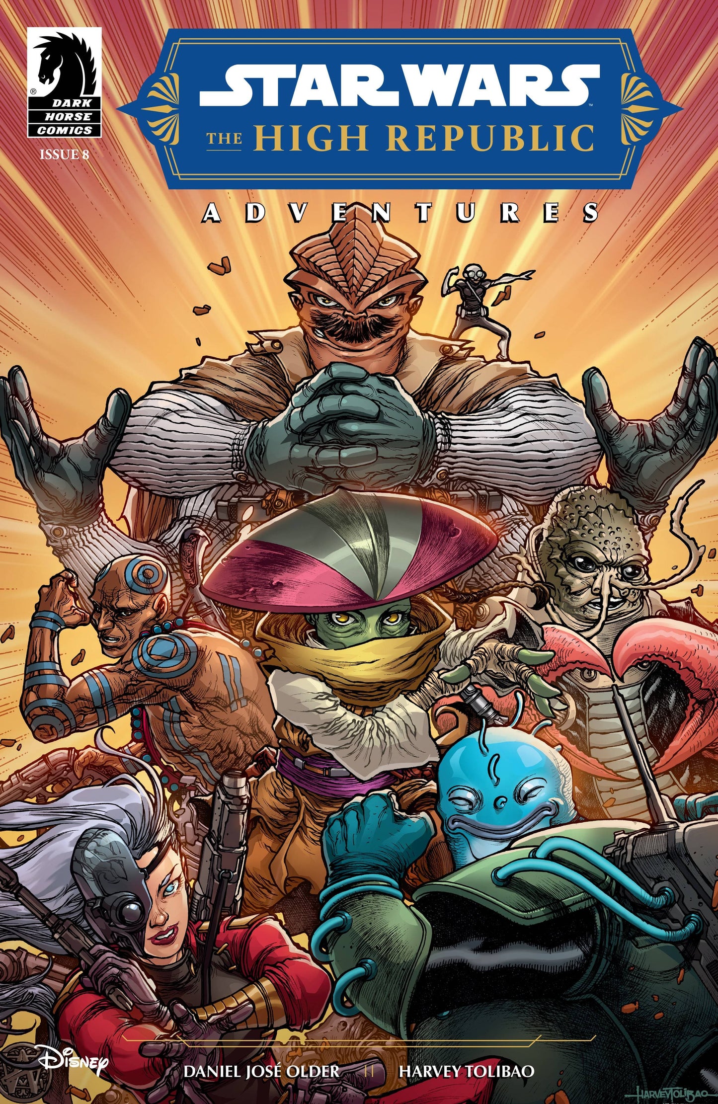 DARK HORSE COMICS COMIC BOOK STAR WARS HIGH REPUBLIC ADVENTURES #8 (OF 8)