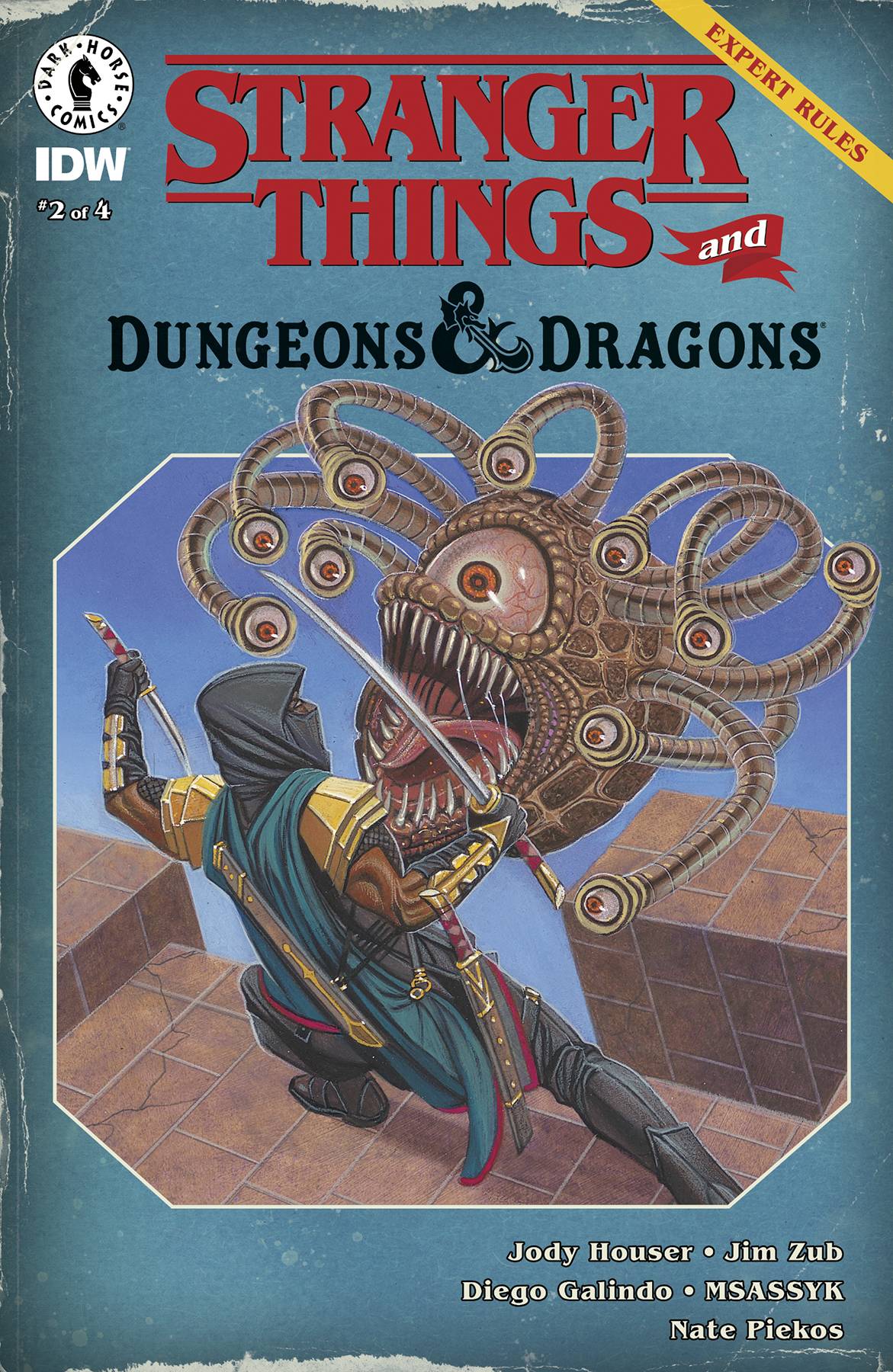 DARK HORSE COMICS COMIC BOOK STRANGER THINGS D&D CROSSOVER #2 CVR C BECK