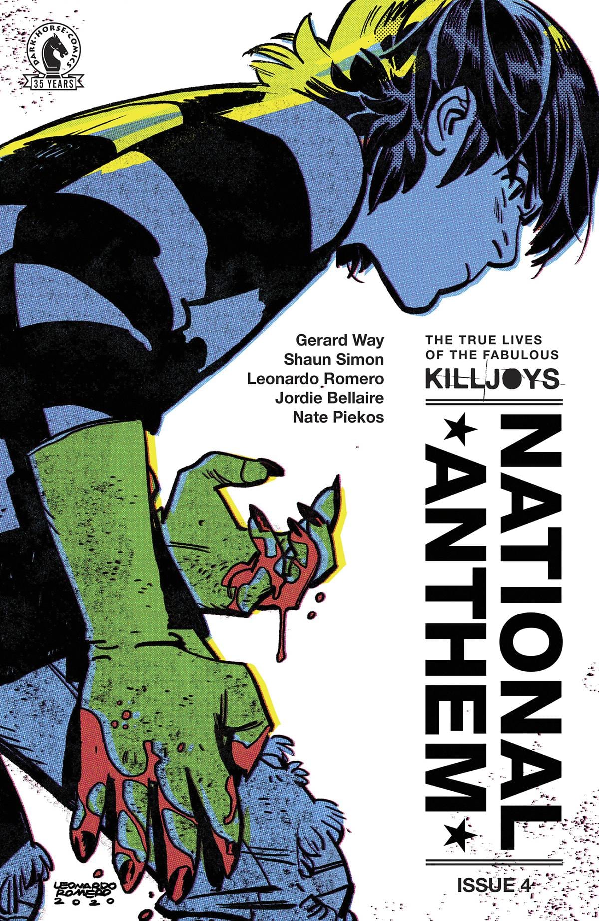 DARK HORSE COMICS COMIC BOOK TRUE LIVES FABULOUS KILLJOYS NATIONAL ANTHEM #4 CVR A ROMERO