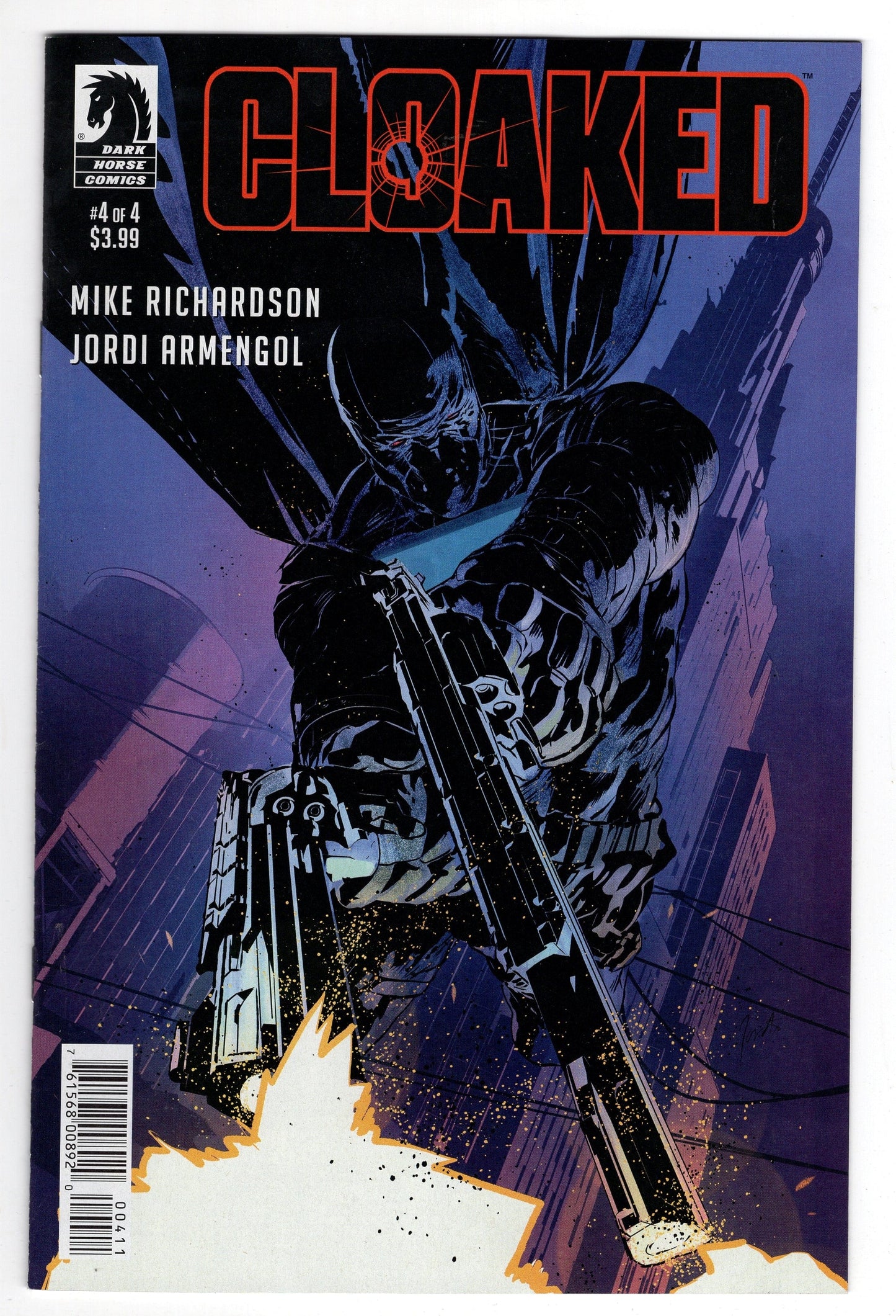 DARK HORSE COMICS COMIC BOOK VF CLOAKED #4 (OF 4) CVR A ARMENGOL