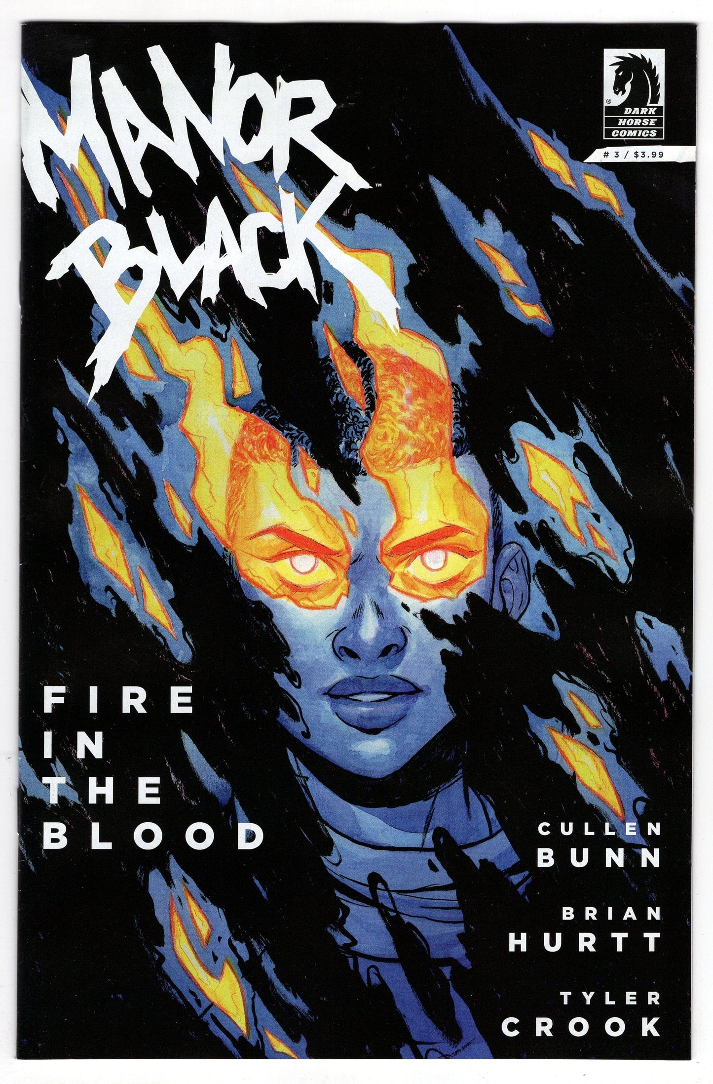 DARK HORSE COMICS COMIC BOOK VF/NM MANOR BLACK FIRE IN THE BLOOD #3 (OF 4) CVR B FRANQUIZ (MR)