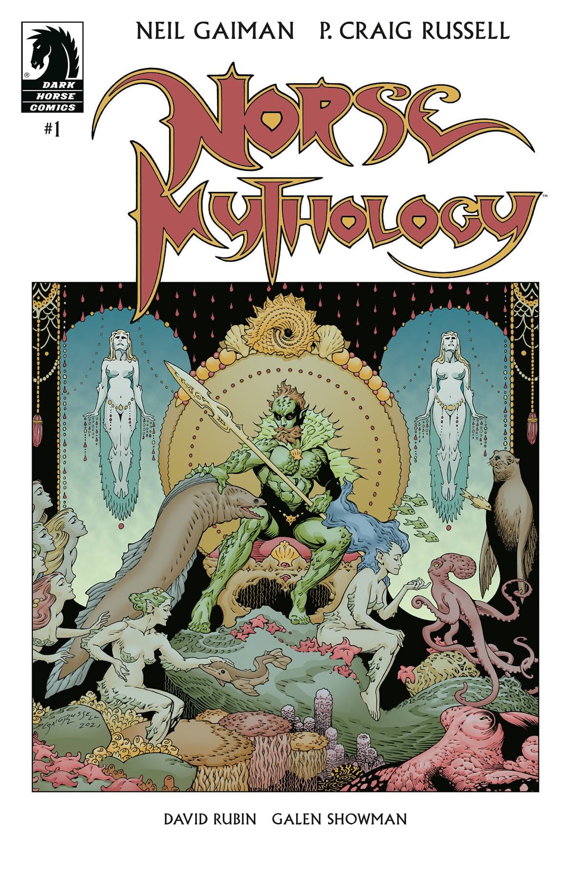 DARK HORSE COMICS COMIC BOOK VF/NM NORSE MYTHOLOGY III #1 (OF 6) CVR A RUSSELL (MR)
