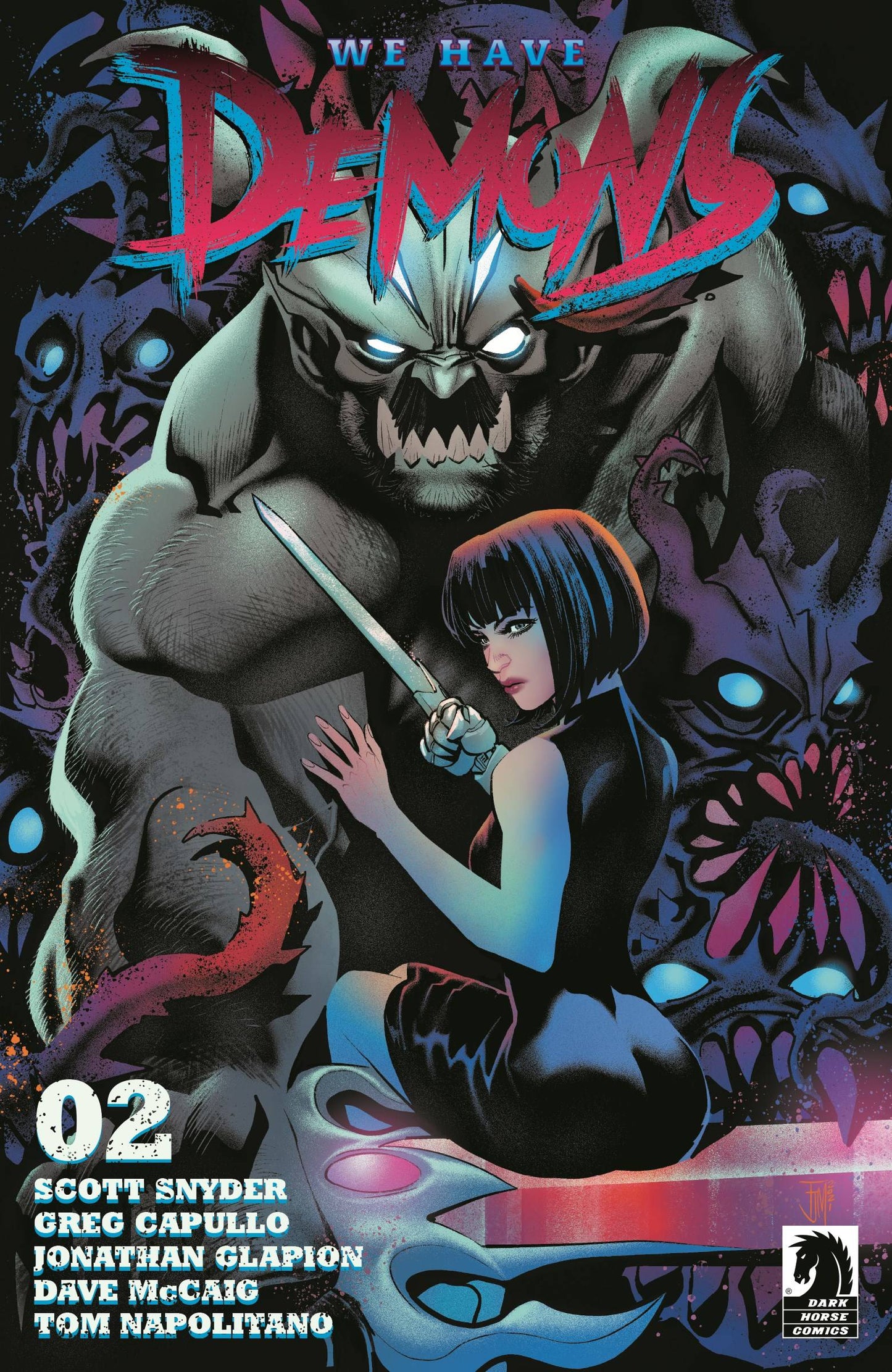 DARK HORSE COMICS COMIC BOOK VF/NM WE HAVE DEMONS #2 (OF 3) CVR B MANAPUL (MR)