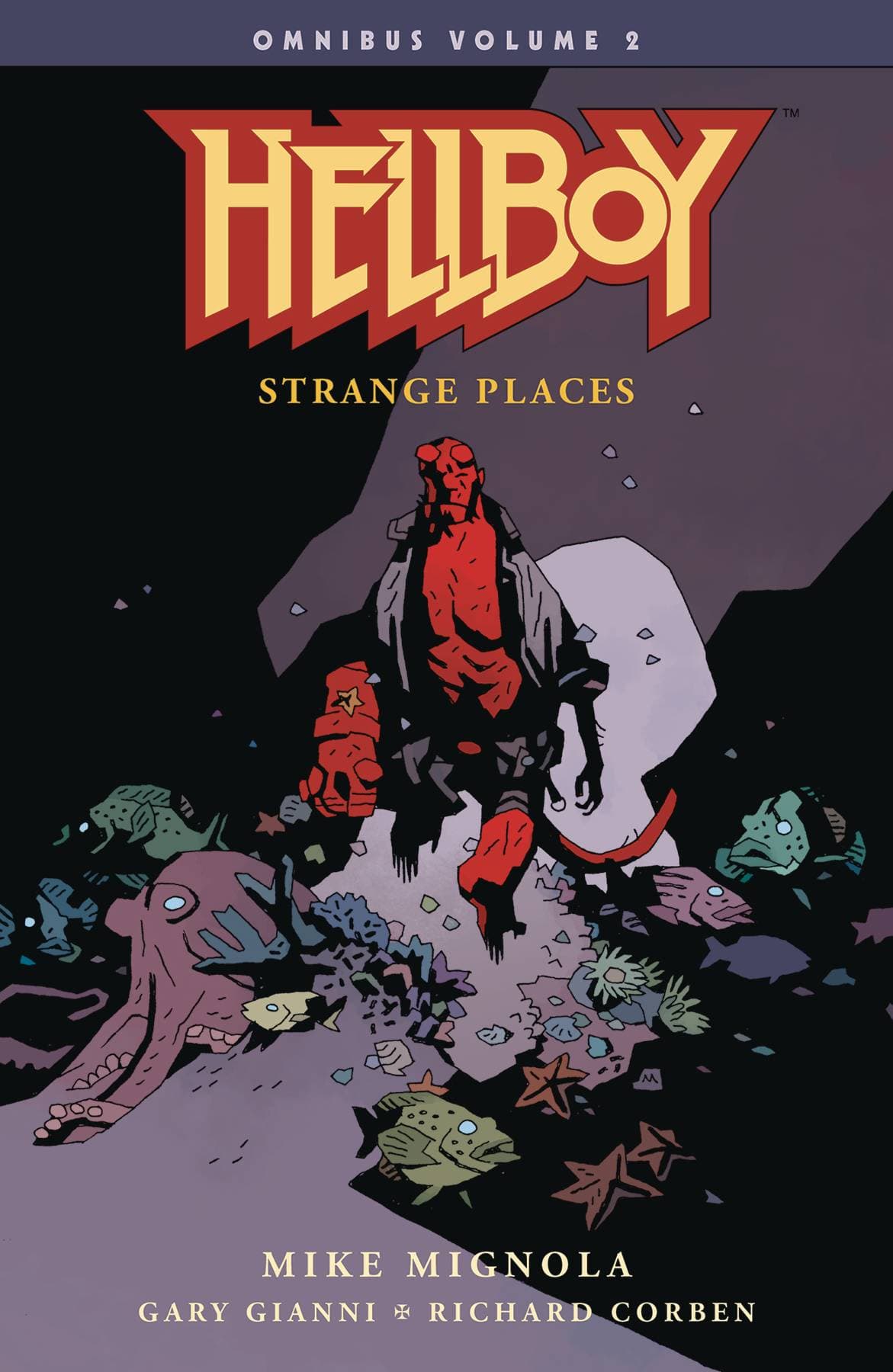 DARK HORSE COMICS TRADE HELLBOY OMNIBUS TP VOL 02 STRANGE PLACES