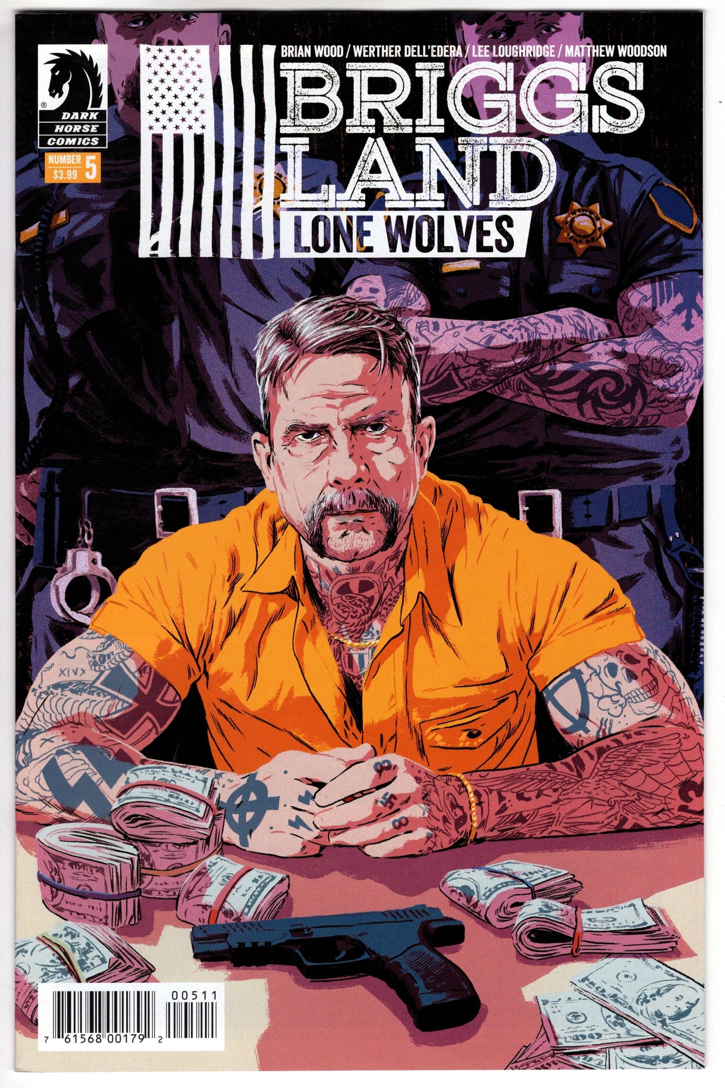 DARK HORSE COMICS VF/NM BRIGGS LAND LONE WOLVES #5 (OF 6) MAIN