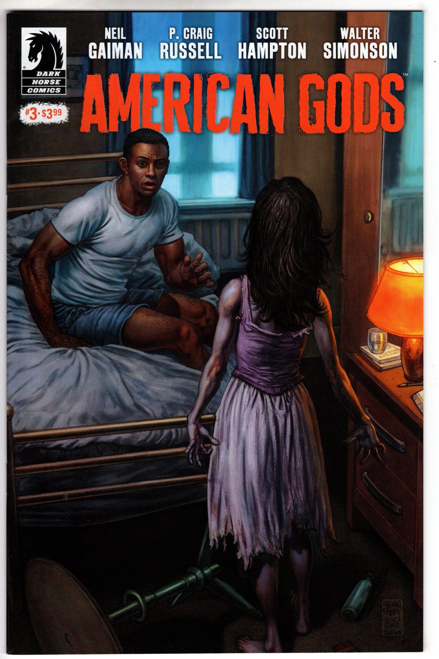 DARK HORSE COMICS VF/NM NEIL GAIMAN AMERICAN GODS SHADOWS #3 (MR)