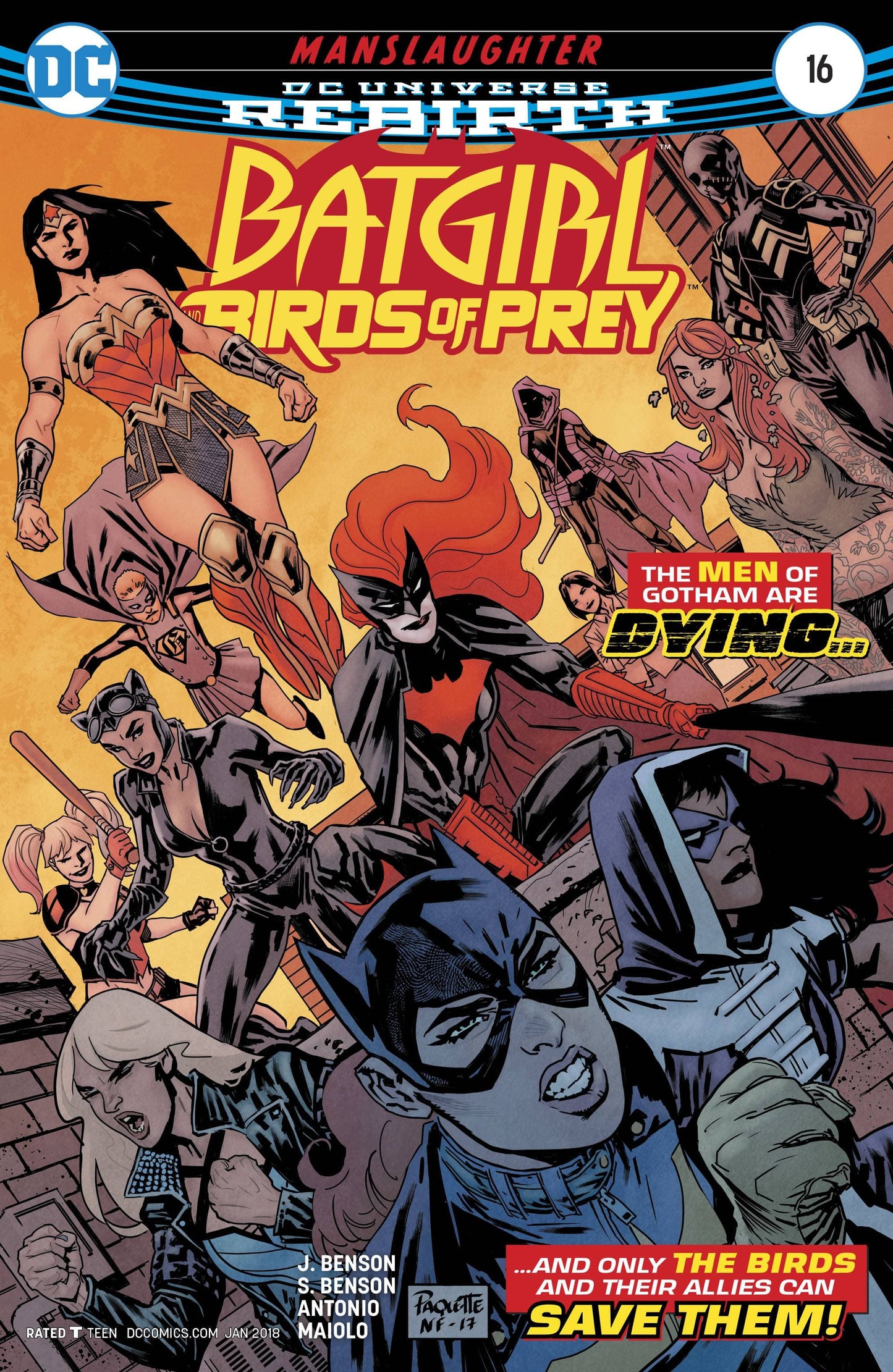 DC COMICS BATGIRL AND THE BIRDS OF PREY #16