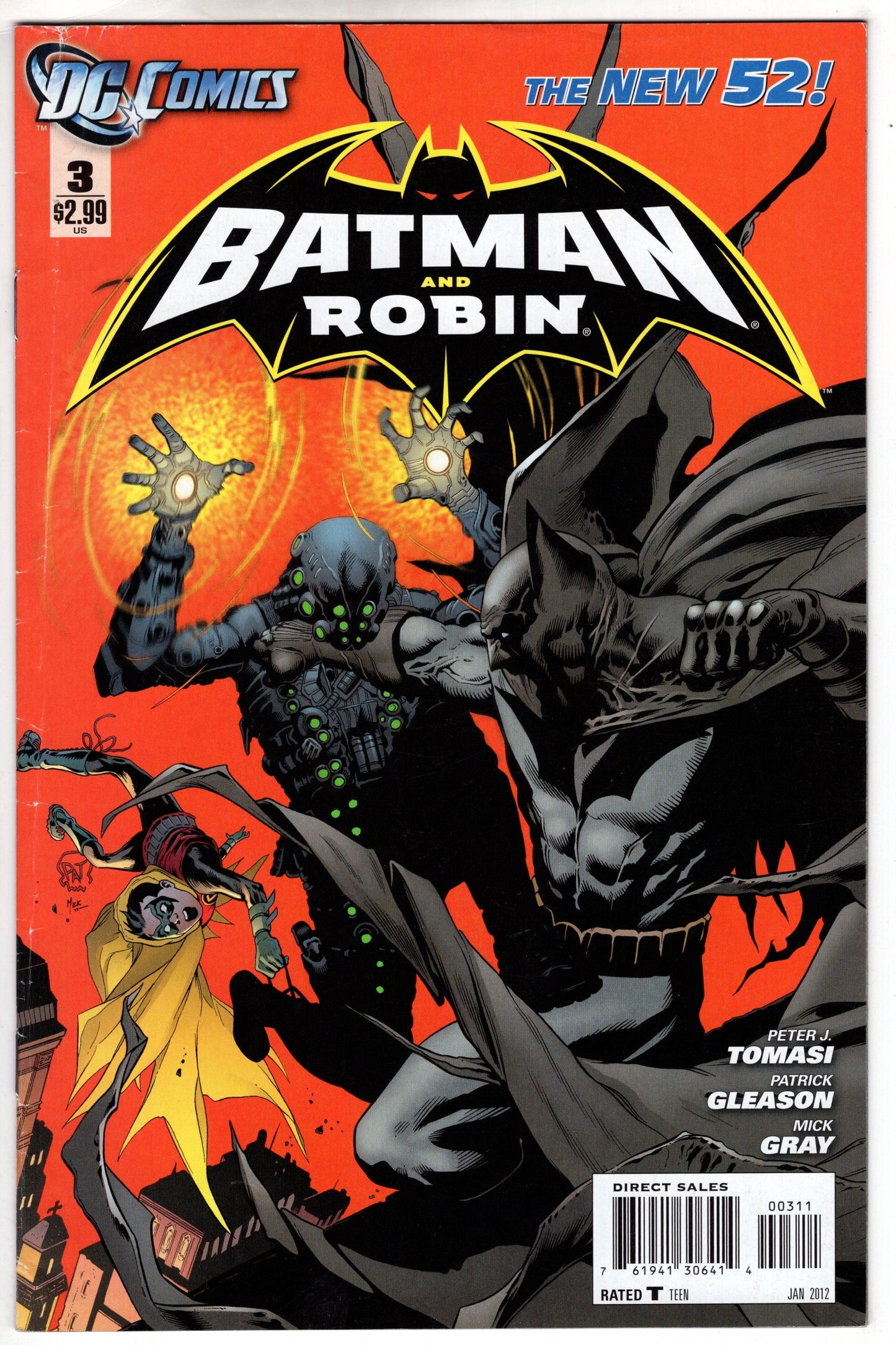 DC COMICS Batman And Robin 2011-2015 FN BATMAN AND ROBIN #3