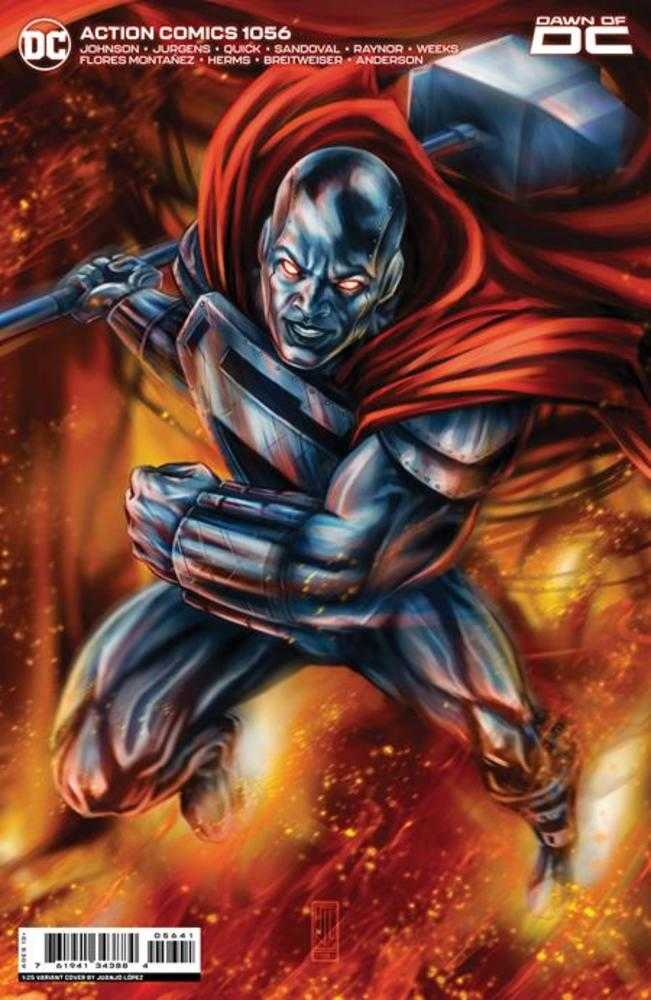 DC Comics COMIC BOOK Action Comics #1056 Cover G 1 in 25 Juanjo Lopez Card Stock Variant