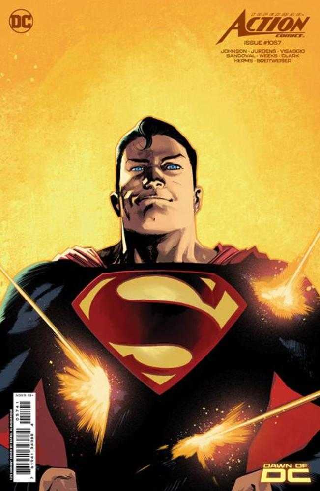 DC Comics COMIC BOOK Action Comics #1057 Cover D 1 in 25 Rafael Albuquerque Card Stock Variant