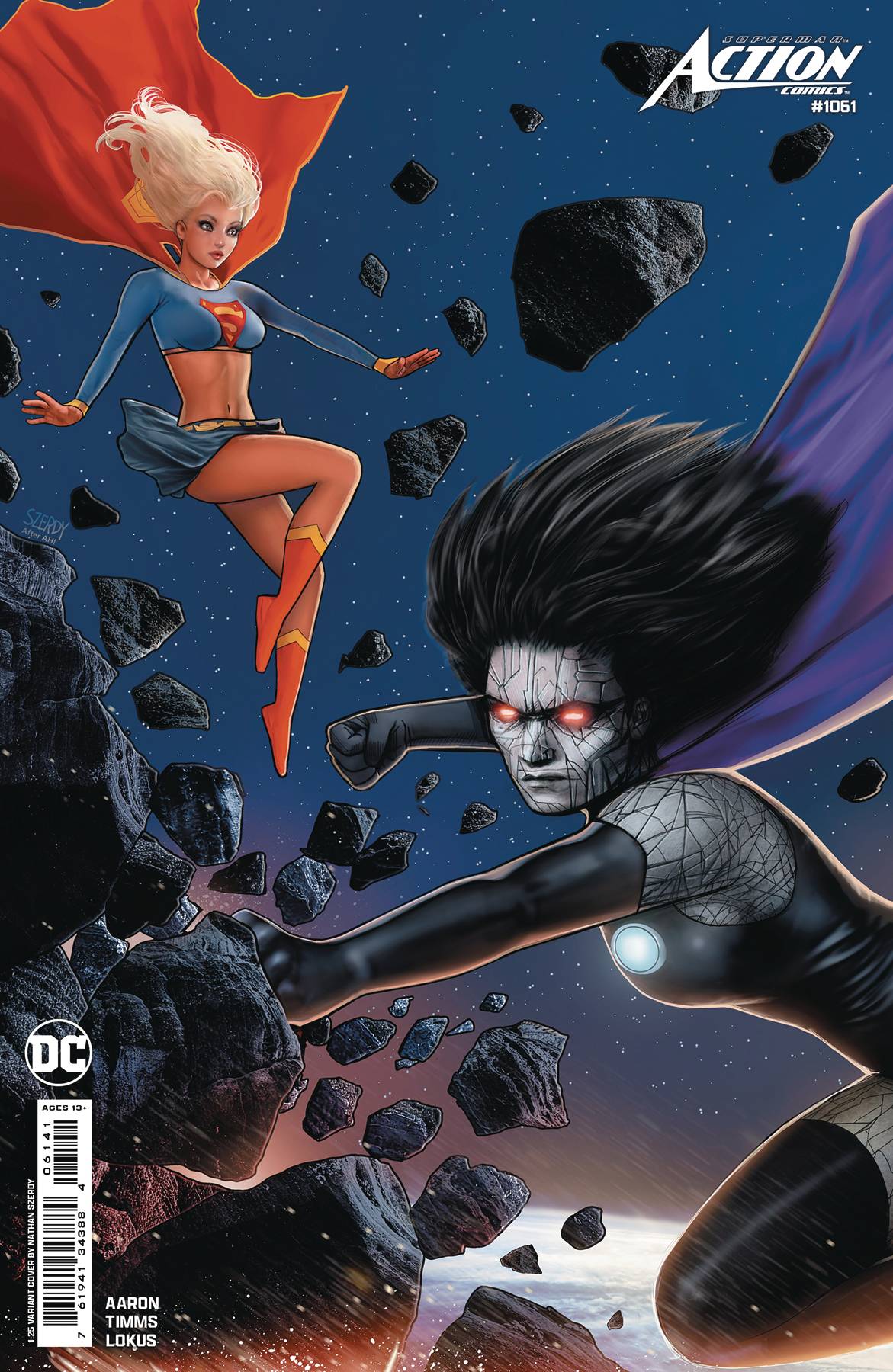 DC COMICS COMIC BOOK ACTION COMICS #1061 CVR F INC 1:25 NATHAN SZERDY CSV