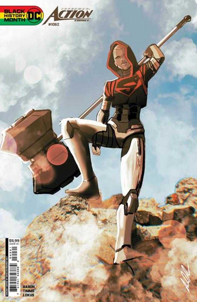 DC Comics COMIC BOOK Action Comics #1062 Cover D Nikolas Draper-Ivey Black History Month Card Stock Variant