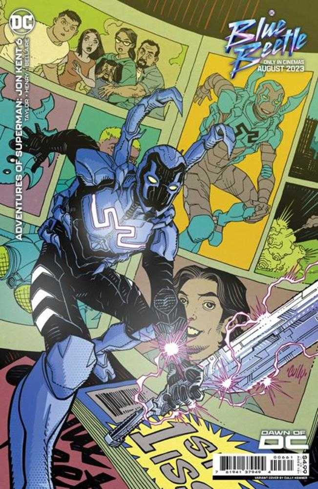 DC Comics COMIC BOOK Adventures Of Superman Jon Kent #6 (Of 6) Cover D Cully Hamner Blue Beetle Movie Card Stock Variant
