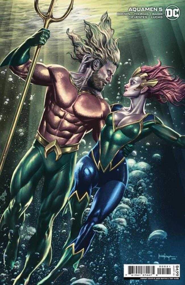 DC Comics COMIC BOOK Aquamen #5 Cover B Mico Suayan Card Stock Variant