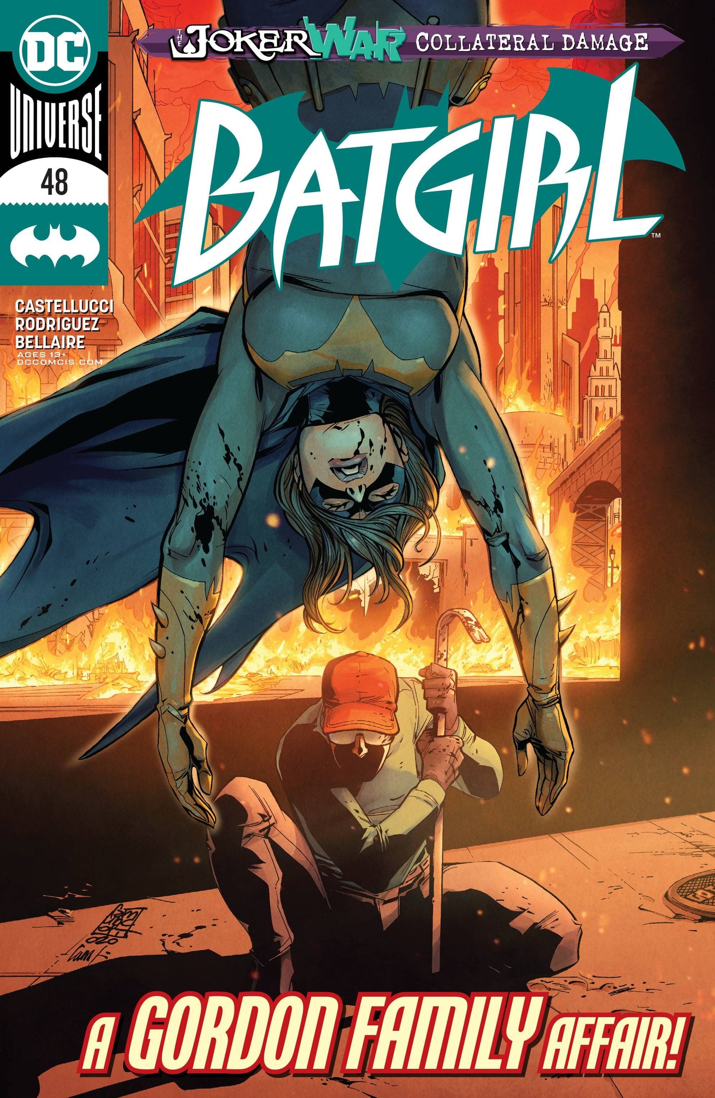 DC COMICS comic book BATGIRL #48 JOKER WAR