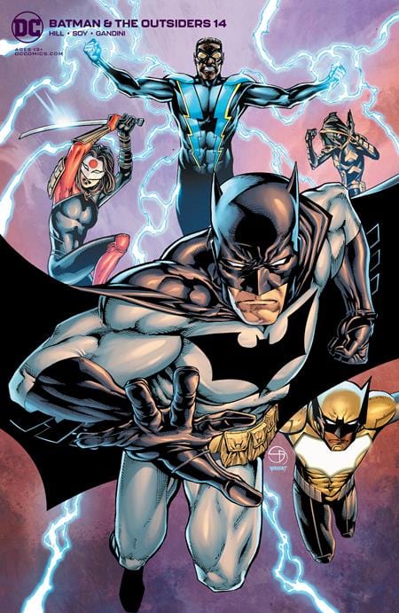 DC COMICS COMIC BOOK BATMAN AND THE OUTSIDERS #14 SHANE DAVIS VAR ED