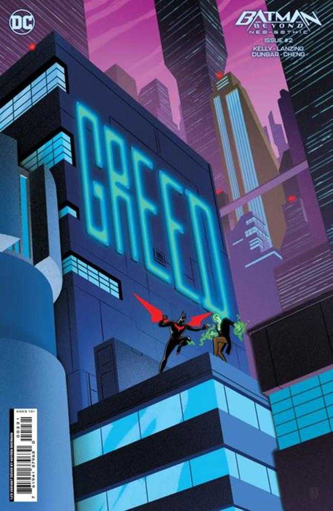 DC Comics COMIC BOOK Batman Beyond Neo-Gothic #2 Cover C 1 in 25 Hayden Sherman Card Stock Variant