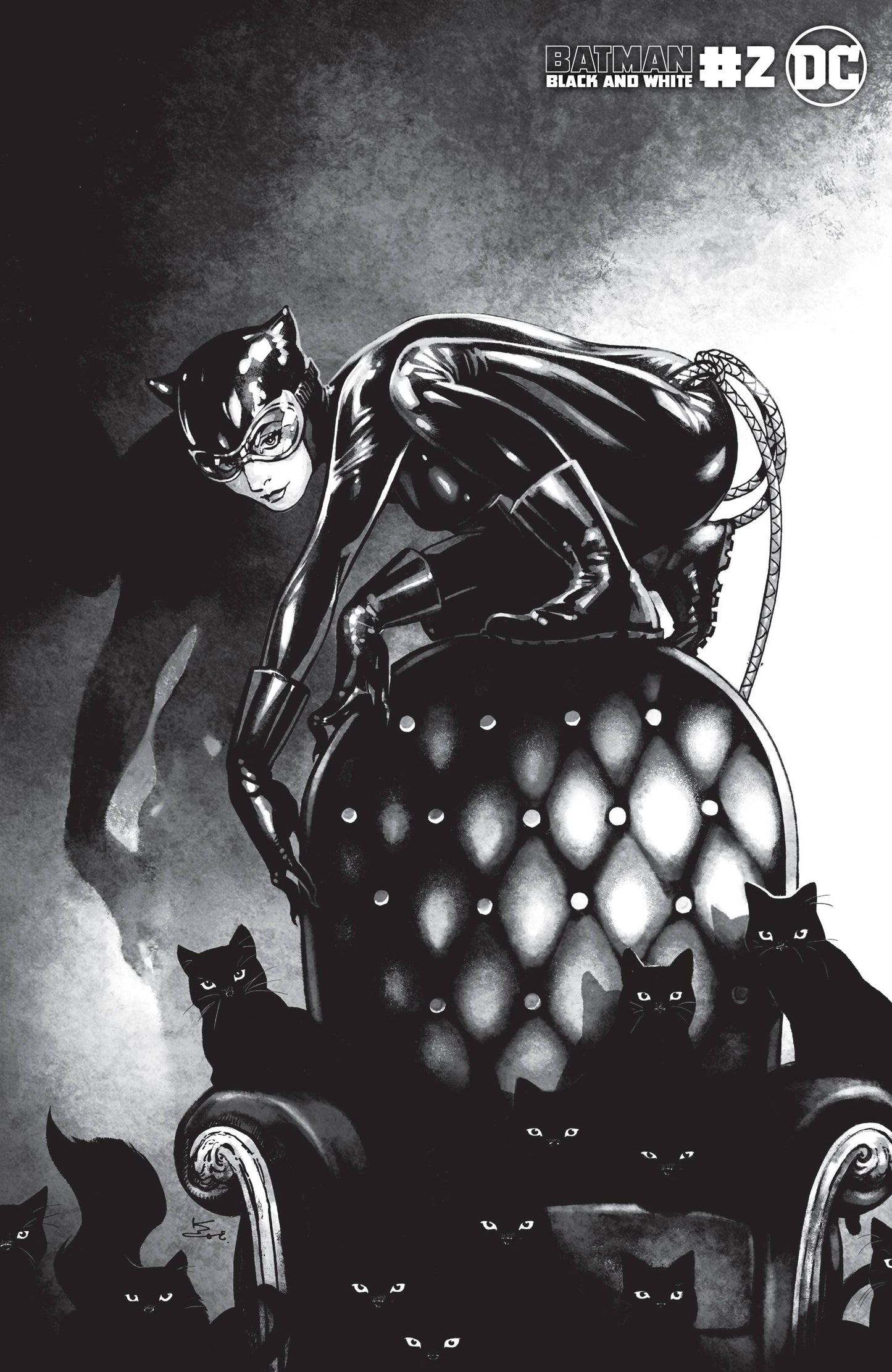DC COMICS COMIC BOOK BATMAN BLACK & WHITE #2 (OF 6) CATWOMAN BY KAMOME SHIRAHAMA