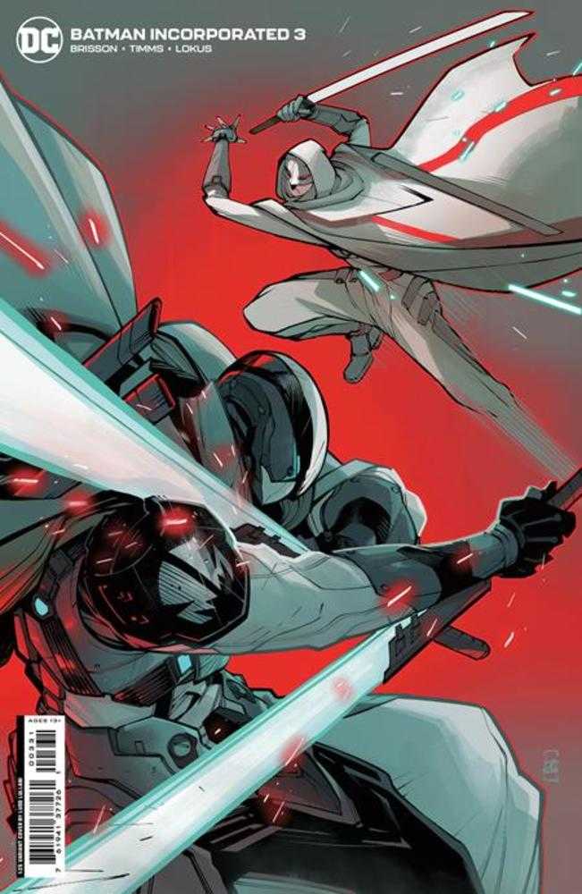 DC Comics COMIC BOOK Batman Incorporated #3 Cover C 1 in 25 Ludo Lullabi Card Stock Variant