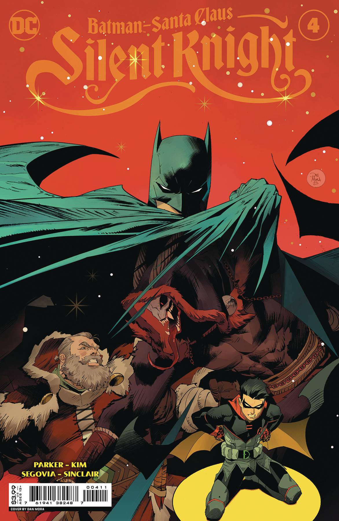 DC COMICS COMIC BOOK BATMAN SANTA CLAUS SILENT KNIGHT #4 (OF 4) CVR A DAN MORA