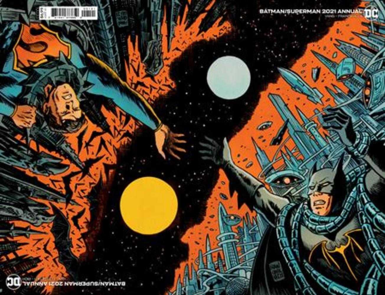 DC Comics COMIC BOOK Batman Superman 2021 Annual #1 Cover B Francesco Francavilla Connected Flip Card Stock Variant