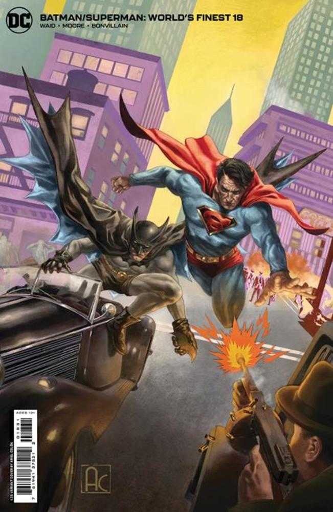 DC Comics COMIC BOOK Batman Superman Worlds Finest #18 Cover D 1 in 25 Ariel Colon Card Stock Variant