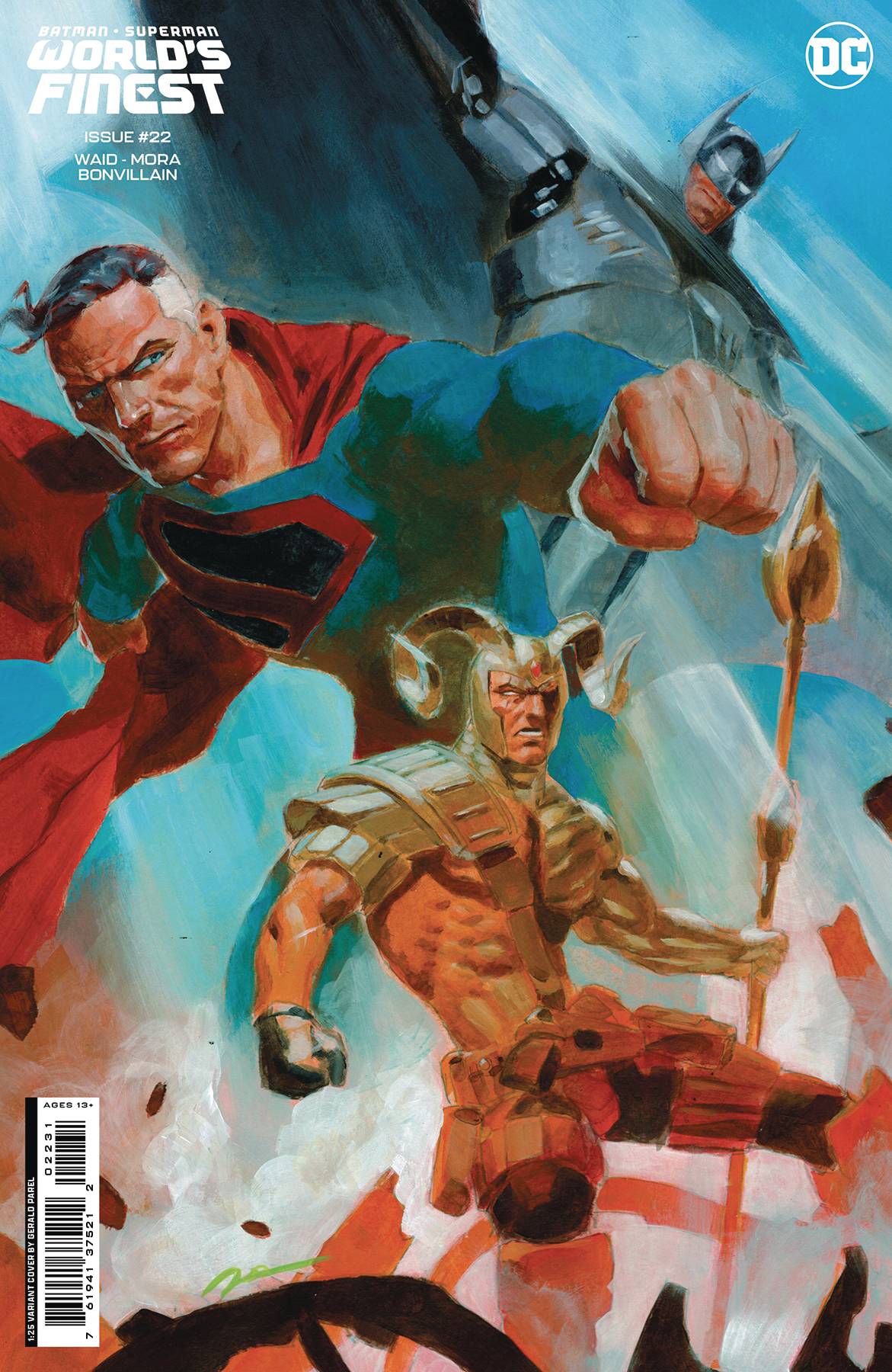 DC COMICS COMIC BOOK BATMAN SUPERMAN WORLDS FINEST #22 CVR D INC 1:25 PAREL CSV