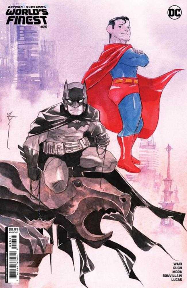 DC Comics COMIC BOOK Batman Superman Worlds Finest #25 Cover C Dustin Nguyen Card Stock Variant