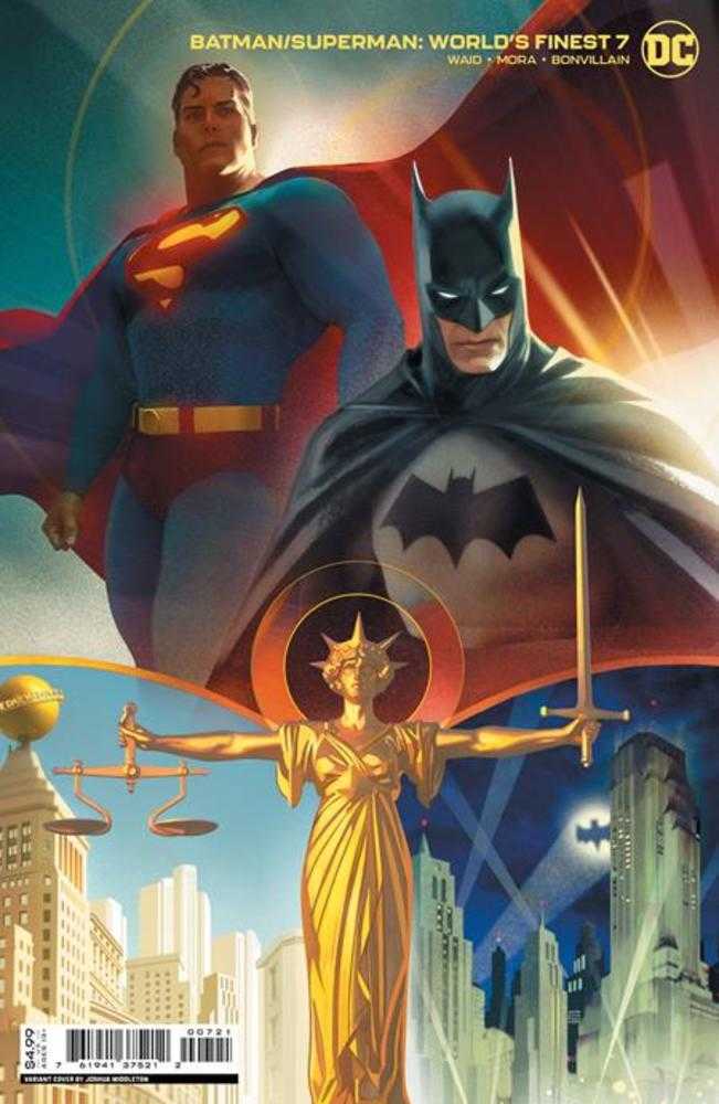 DC Comics COMIC BOOK Batman Superman Worlds Finest #7 Cover B Joshua Middleton Card Stock Variant