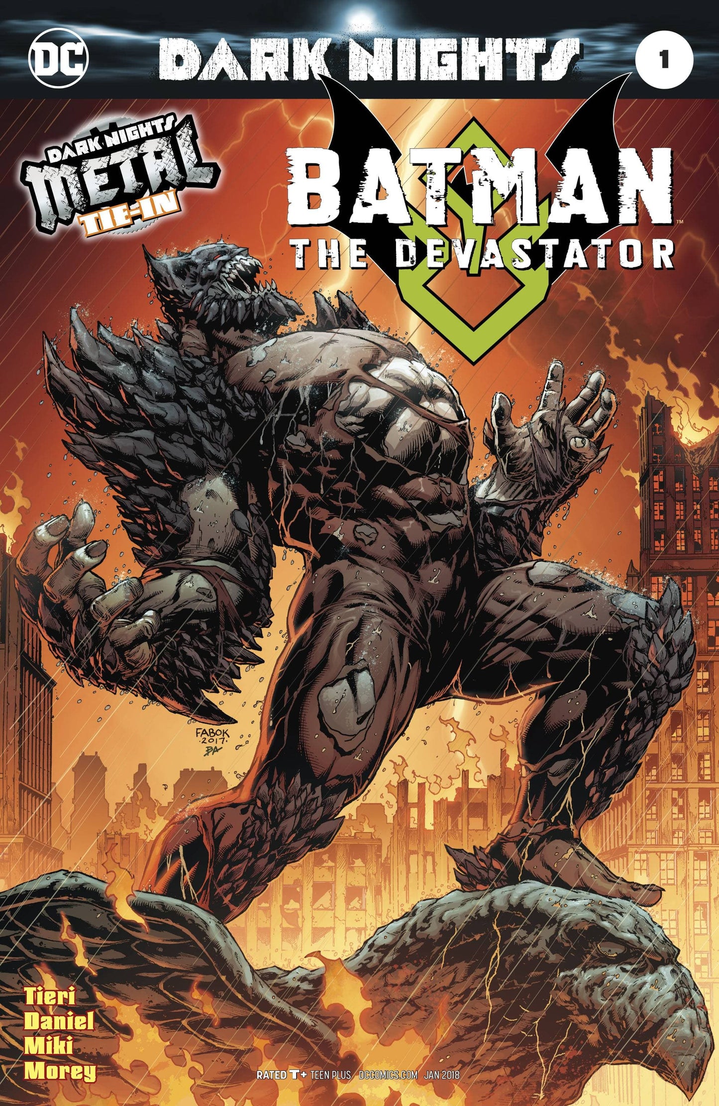 DC COMICS COMIC BOOK BATMAN THE DEVASTATOR #1 (METAL)