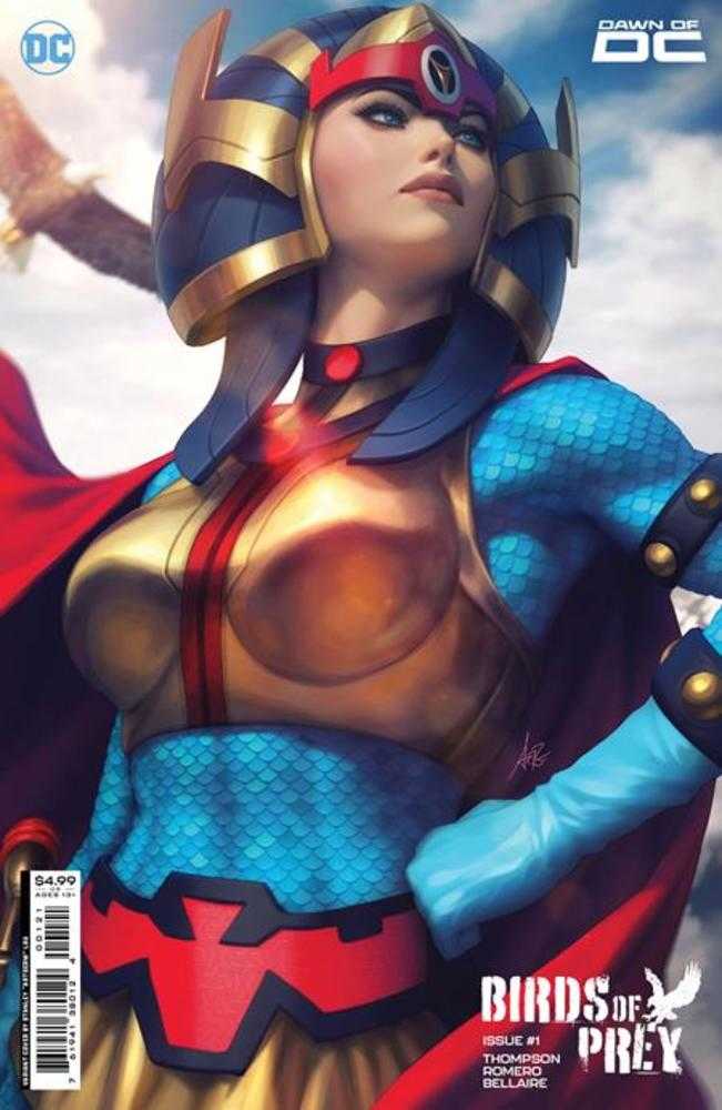DC Comics COMIC BOOK Birds Of Prey #1 Cover B Stanley Artgerm Lau Card Stock Variant