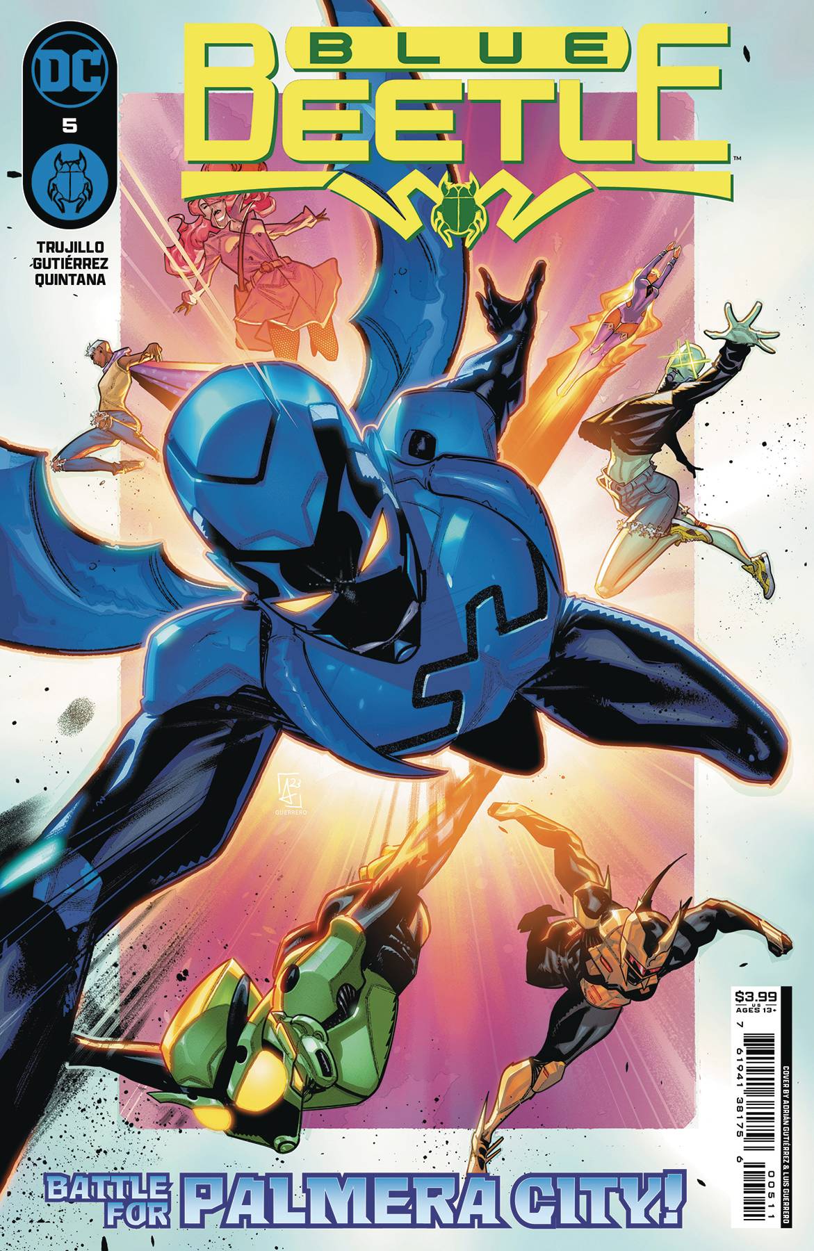 DC COMICS COMIC BOOK BLUE BEETLE #5 CVR A ADRIAN GUTIERREZ