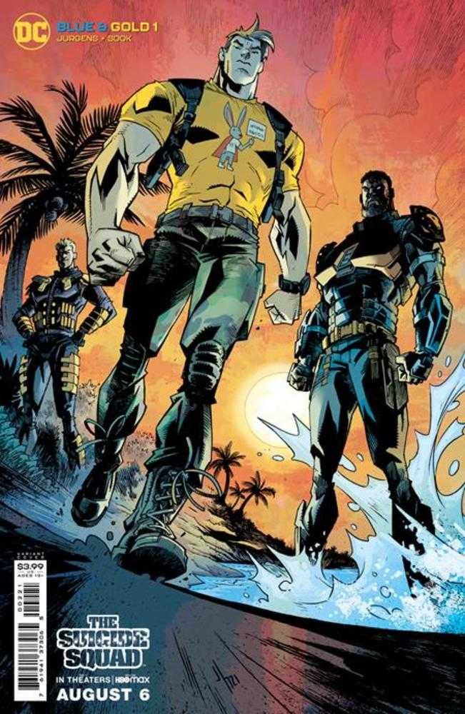 DC Comics COMIC BOOK Blue & Gold #2 (Of 8) Cover B Jason Howard The Suicide Squad Movie Card Stock Variant