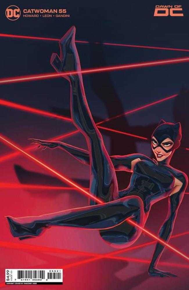 DC Comics COMIC BOOK Catwoman #55 Cover B Sweeney Boo Card Stock Variant