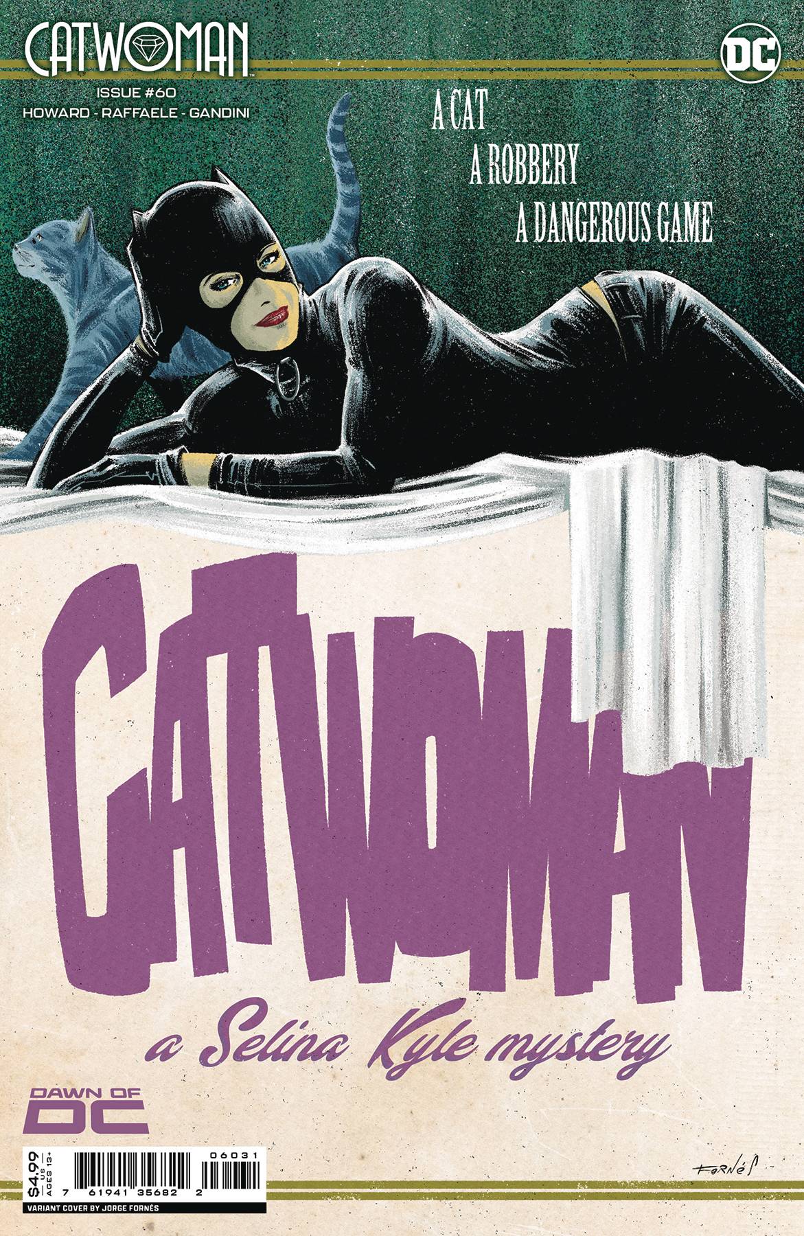 DC COMICS COMIC BOOK CATWOMAN #60 CVR C JORGE FORNES CSV