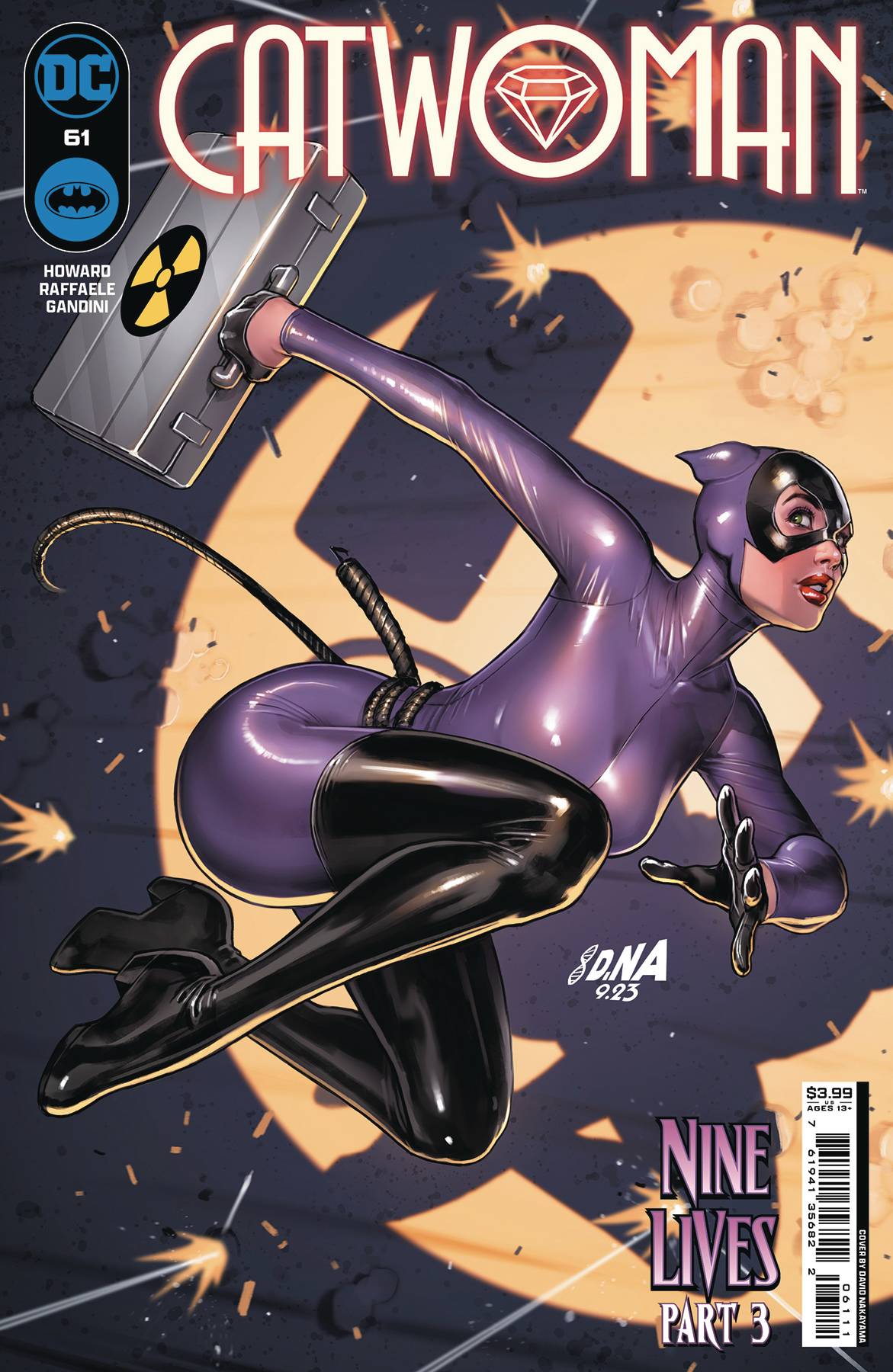 DC COMICS COMIC BOOK CATWOMAN #61 CVR A DAVID NAKAYAMA VF+