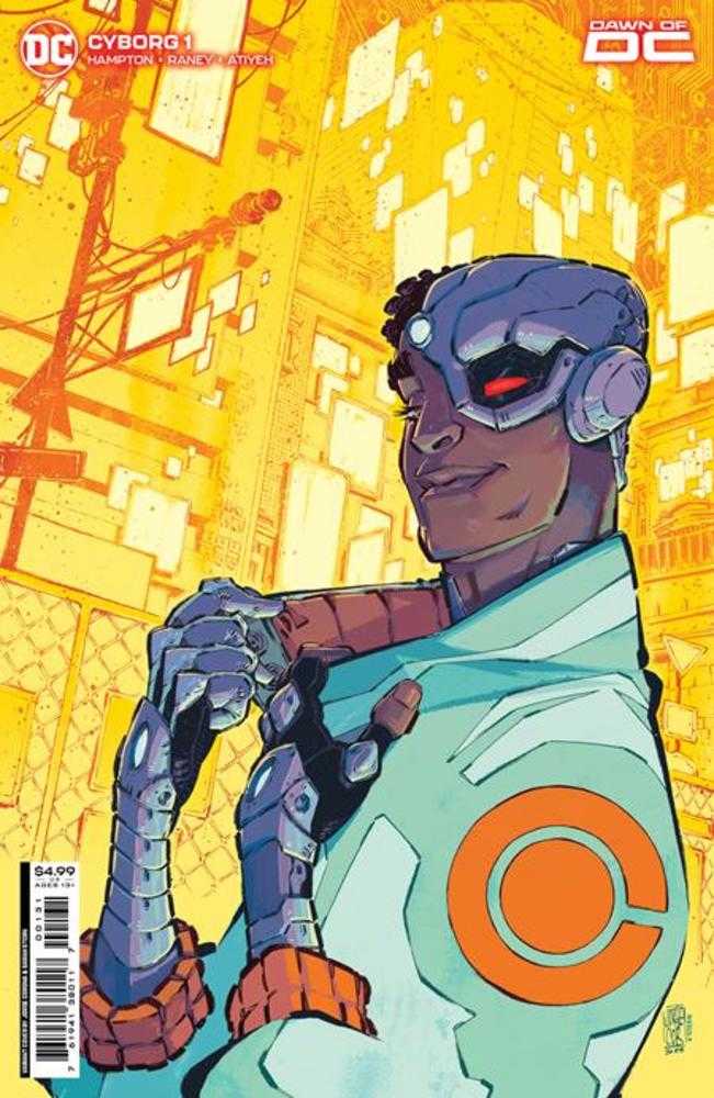 DC Comics COMIC BOOK Cyborg #1 (Of 6) Cover C Jorge Corona Card Stock Variant