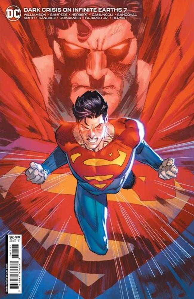 DC Comics COMIC BOOK Dark Crisis On Infinite Earths #7 (Of 7) Cover B Clay Mann Card Stock Variant