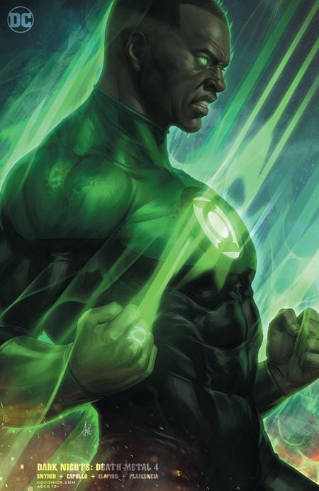 DC COMICS COMIC BOOK DARK NIGHTS DEATH METAL #4 (OF 6) GL JOHN STEWART CARD STOCK